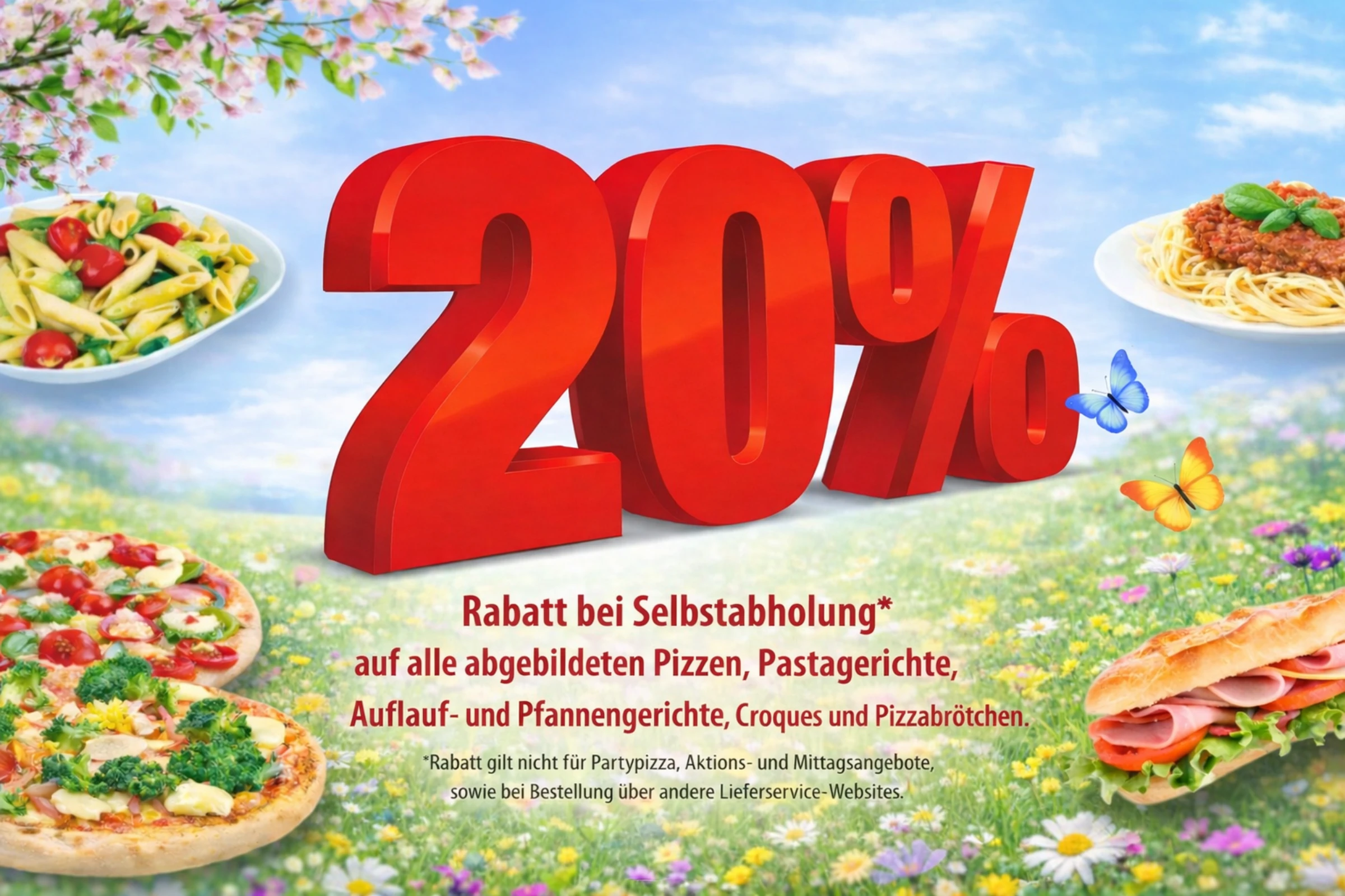 20 Prozent Selbstabholerrabatt bei Avanti Speiseservice Flensburg